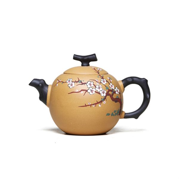 Yixing Qing Duan Ni Clay Tea Mug with Lid & Clay Art 280ml