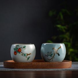 Ruyao Ceramic Couple Teacups