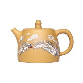 Shan Shui Han Duo Yixing Tea Pot