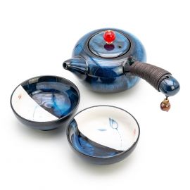 Flambed Glazed tea ware