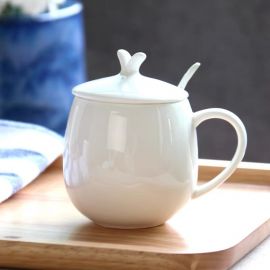  Coffee Mug with Lid Spoon