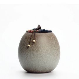 Crude Pottery Tea Caddy