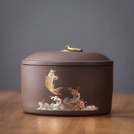 Yixing Zisha Clay Tea Caddy,Kitchen Storage Jars