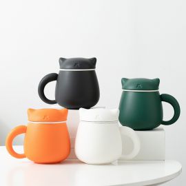 cat tea mug