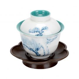 Hand-painted Pine Gaiwan