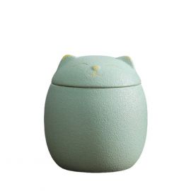 Ceramic tea canister "Cute Cat"
