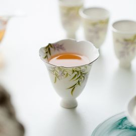 Blue and White Porcelain Couples Cups