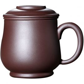 Yixing Clay Tea Mug with Infuser and Lid