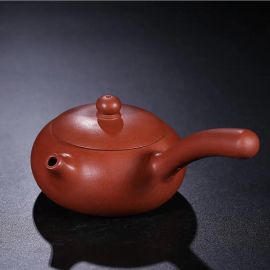 Yixing Purple Clay Teapot with Side Handle